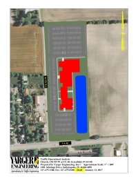 Realife Church Traffic Operational Analysis, SR 525 West at US 40, Greenfield, Indiana